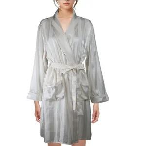 [갤러리아] [비비안]감촉좋은물실크 여성 로브가운여성 파자마 세트 GW8869W WP8869A