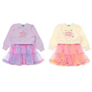 [갤러리아] 베네통키즈G  져지믹스샤원피스(2컬러) QAOP04541