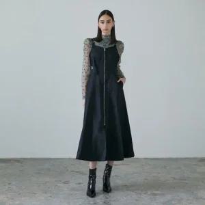 [갤러리아] (25겨울) 백 스모킹 레이어드 롱 원피스 (ER4WO960)