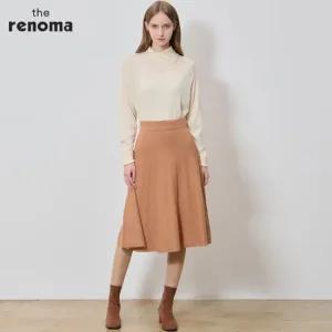 더레노마 플레어 니트 밴딩 스커트