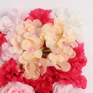 [골드스마일]꽃 장식 벽면 꾸미기 조화 인테리어 장식용 꽃벽