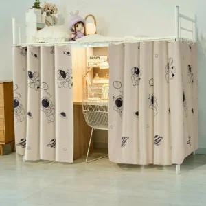 데일리인 2층 침대 커튼 1+1 암막 기숙사 가리개 가림막 벙커 캐노피 무타공