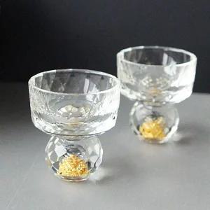 [골드스마일]전통 찻잔 소주컵 2개 다기 세트 유리잔 찻잔세트 혼술