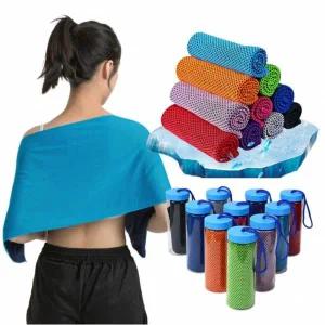 [골드스마일]쿨타올 식초 스카프 아이스 운동 수건 땀