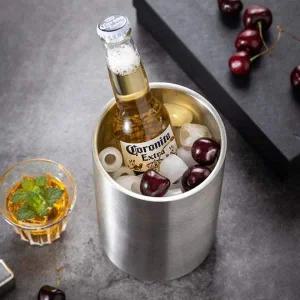 [골드스마일]스테인리스 아이스버킷 얼음 통 칠링 백