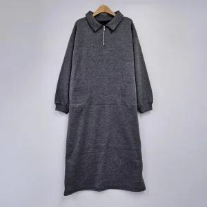 빅사이즈 511 큐브지퍼넥카라원피스 DEMT372