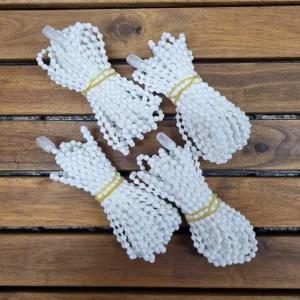 정담 버티컬 블라인드 방향전환 구슬줄 손잡이 5m x 4개 + 연결단추 4개