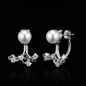 [골드스마일]분다 바람이 S925 그겨울 송혜교이어링 실버 주인공 지르코니아 진주