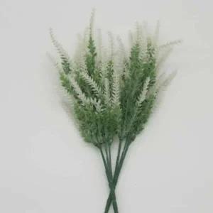 [골드스마일]라벤더 화분 장식품 인테리어 소품 화이트 조화 카페 장식용 부쉬