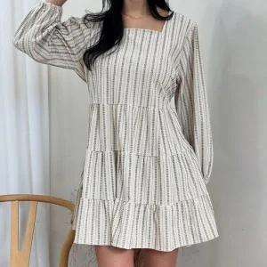 [하프클럽/]빅사이즈 511 세로잎패턴주름원피스 DYPV672