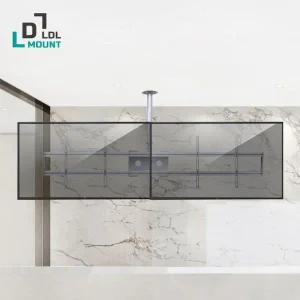 [엘디엘 마운트]APL-CEK2A 모니터 티비 2단 듀얼 천장형 브라켓 42-55인치 40Kg