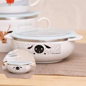 [골드스마일]아기 밥그릇 대접 400ml 소형 식사 그릇 이유식 용기