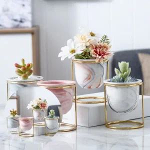 [골드스마일]세라믹 미니 화분 다육식물 용기 다육이토분 소형