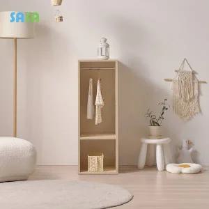 [SASA]사사가구 E0 로미 370 틈새 헹거형 아동옷장(원목발미포함)