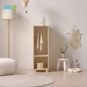 [SASA]사사가구 E0 로미 370 틈새 헹거형 아동옷장(원목발포함)