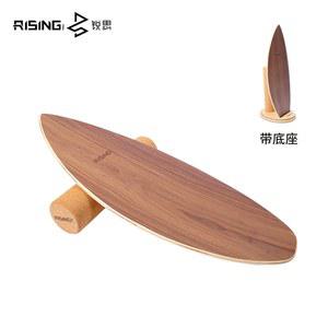 밸런스보드 고급형 서핑보드형 시소 감각훈련 밸런스 보드형 우드 토론토월넛 서핑보드