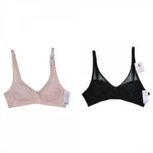 인견브라 망사끈 여자친구속옷 10대여자속옷 편 WFKYBKN