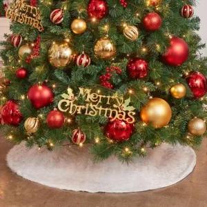 ( )화이트 150cm 스커트 트리 크리스마스 트리 트리덮개 화이트 스커트