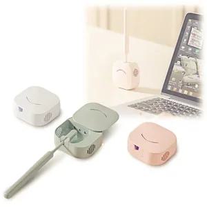 가정 휴대용 UVC 자외선 1인 칫솔 건조 소독기 RWC049D6 흰색 핑크