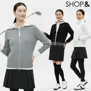 [무료배송] 여성 골프 하이넥 겨울 방한 점퍼 3종 균일가