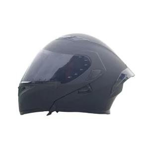 시스템헬멧 무광 가벼운 검정-투명 바이크 클래식