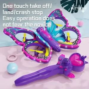 원격 미니 비행기 무선 콥터 장난감 폼 중력 글리터 드론 제어 항공기 나비 V40 모델 감지