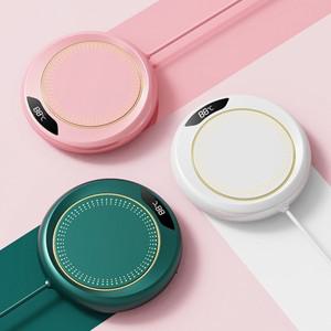 전기 커피 워머 자동 전원 차단 머그 3단계 온도 설정 휴대용 컵 여행 사무실 책상 가정용