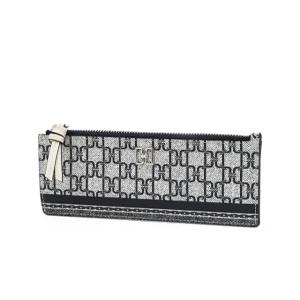 닥스 액세서리 26SS [DD LATTICE] 래티스 네이비 DD 패턴 포인트 슬림 장지갑 DCWA6E462N2