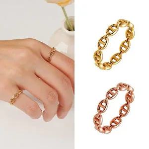 [골드앤]골드앤 14K 마리나 링크 반지