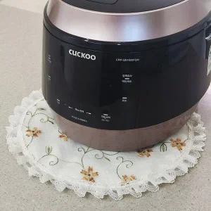 [지비유]고급원단 레이스 밥솥커버_원형/ 덮개(35cm)전자제품커버