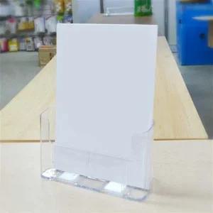 A4 꽂이 1단 아크릴꽂이 쇼케이스 전단지꽂