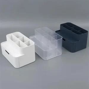 화장품정리대 리템 올리오 데스크 오거나이저 다용도 사각 정리함