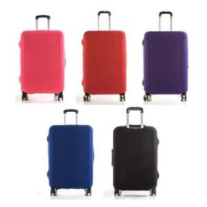 여행 출장 캐리어 보호 위한 스판 무지 캐리어커버 M