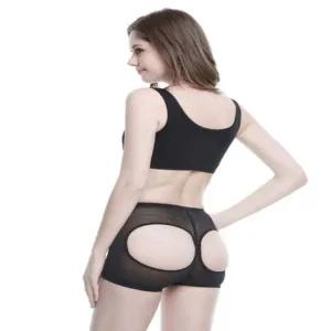 여성 매쉬 힙업 망사 거들 팬티 시스루 오픈힙