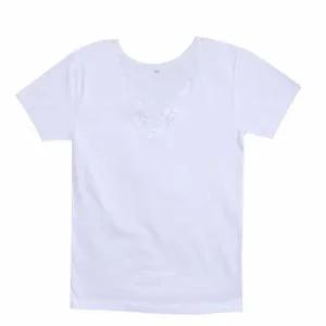 면100% 여성 3부 반팔런닝 화이트이너 트라이여성런닝