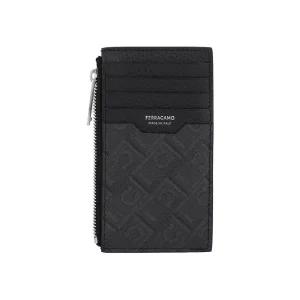 페라가모 간치니 모노그램 지퍼 카드지갑 66 1587 0780336