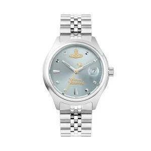 여성 여자 블루 실버 메탈시계 VV311LBLSL