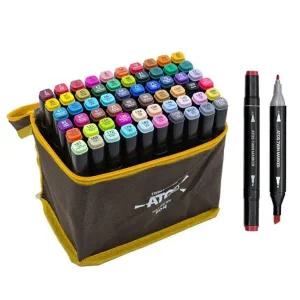 아토스 트윈 마카펜 60색 세트 드로잉 미술용 채색