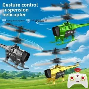 비행 스틱 무선RC 전투 감각 장난감 기 헬리콥터 호버링 제어 를위한 터치 다채로운 센서 공