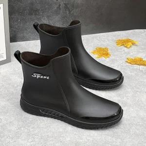 방수 내마모성캐주얼 방지 미끄럼 튜브 낚시 남성용 신발 장화 및 캠핑 고무 얼룩