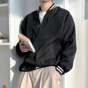 바시티 캠퍼스룩 봄버 자켓 야구 점퍼 과잠바 가을 (WFFUNNF)