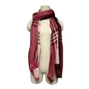 러브캣 컬러체크패턴 롱 스카프(FIF8X204PIZZ)