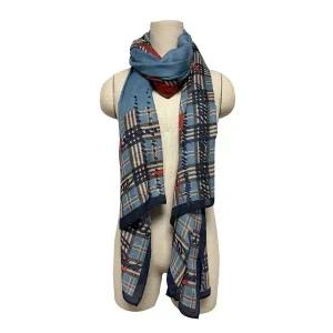 러브캣 체크풀레이 스카프(FIF8X203BUZZ)