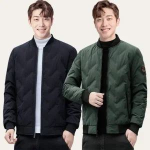 간절기 잠바 캐주얼 아우터 남자 패딩 항공 블루종 점 (WFFUNVU)