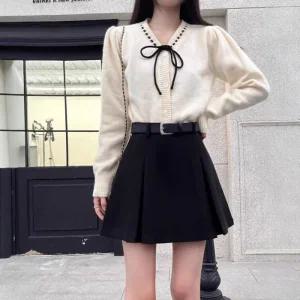 [라일리여성의류] Rly A라인 미니 플리츠 스커트