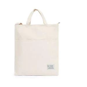 [라일리] Rly 캔버스백 빅 크로스백 토트 데일리 가방 아이보리