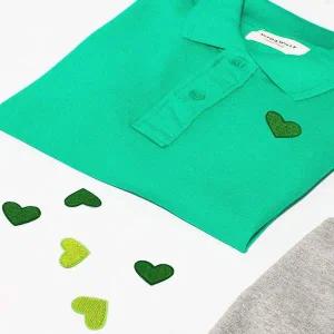 초록 패치 옷수선 와펜 패션소품 의류리폼 SF