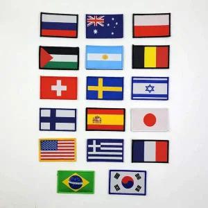 의류리폼 전세계 패치 국기 와펜 자수 패션소품