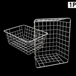 철제 바구니 정리 수납용 바스켓 북유럽 감성-흰색 철제바스켓 다용도바스켓 철제바구니