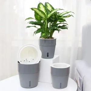 11x 12cm 식물 키우기 자동 급수 화분 저면 화분자동급수기 인테리어화분 플라스틱화분